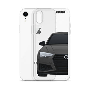 Gray B9 Audi S4 "Facelift" - iPhone Case