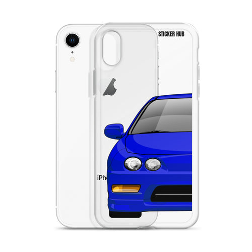 Blue Acura Integra - iPhone Case