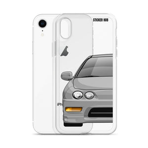 Silver Acura Integra - iPhone Case