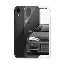 Load image into Gallery viewer, Gray R34 Nissan GTR - iPhone Case