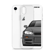 Load image into Gallery viewer, Gray R34 Nissan GTR - iPhone Case