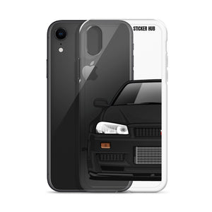 Black R34 Nissan GTR - iPhone Case