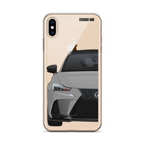 Silver Lexus IS300 - iPhone Case