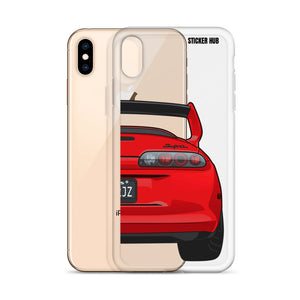 Red Toyota Supra - iPhone Case