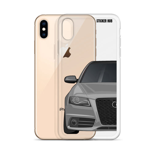 Quartz Gray B8 Audi S4 - iPhone Case