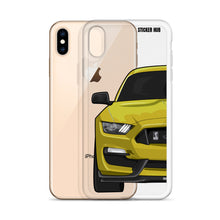 Load image into Gallery viewer, Yellow Mustang GT350 - iPhone Case