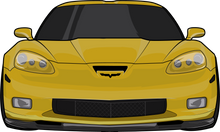 Load image into Gallery viewer, C6 Corvette Z06 Stickers