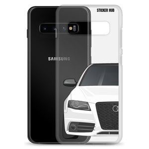 White B8 Audi S4 - Samsung Case