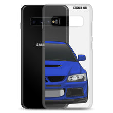 Load image into Gallery viewer, Blue Mitsubishi Evo - Samsung Case