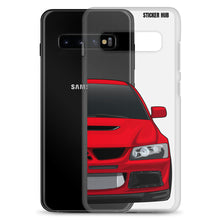 Load image into Gallery viewer, Red Mitsubishi Evo - Samsung Case