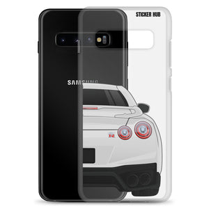 White R35 Nissan GTR - Samsung Case