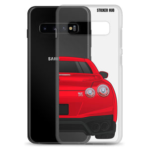 Solid Red R35 Nissan GTR - Samsung Case