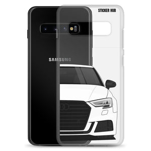 White B9 Audi S3 - Samsung Case