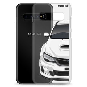 White 09-14 Subaru WRX STI - Samsung Case