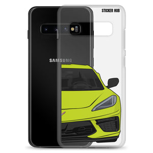 Accelerate Yellow C8 Corvette - Samsung Case