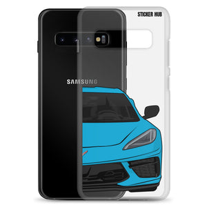 Rapid Blue C8 Corvette - Samsung Case