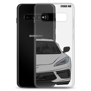 Silver C8 Corvette - Samsung Case