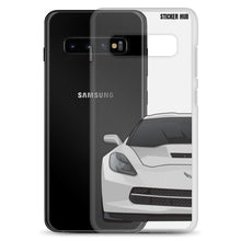 Load image into Gallery viewer, Silver C7 Corvette Stingray - Samsung Case