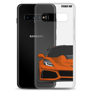 Orange C7 Corvette Zr1 Samsung Case