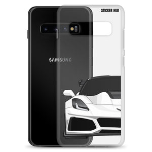 White C7 Corvette Zr1 - Samsung Case