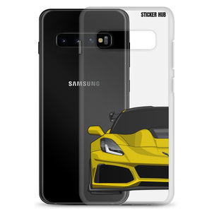 Yellow C7 Corvette Zr1 - Samsung Case