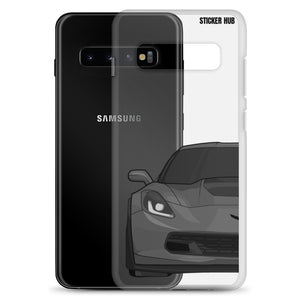 Gray C7 Corvette Z06 - Samsung Case