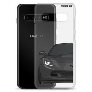 Black C7 Corvette Z06 - Samsung Case