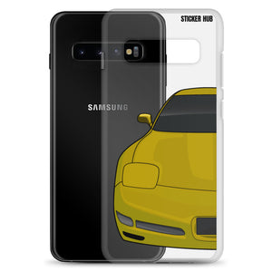 Millennium Yellow C5 Corvette Z06 - Samsung Case