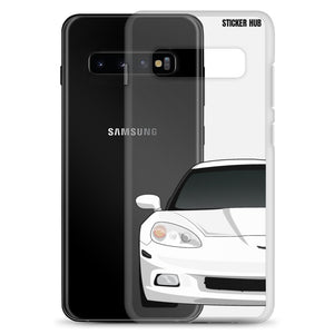 White C6 Corvette - Samsung Case