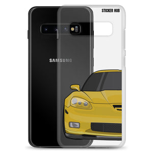 Velocity Yellow C6 Corvette Z06 - Samsung Case