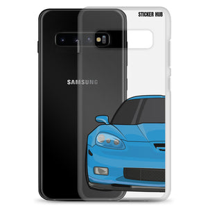 Jet Stream Blue C6 Corvette Z06 - Samsung Case