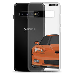 Atomic Orange C6 Corvette Z06 - Samsung Case