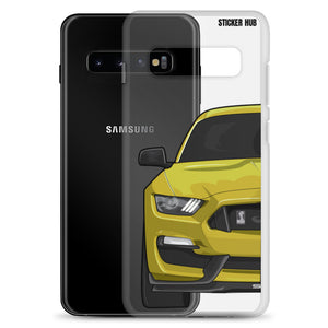 Yellow Mustang GT350 - Samsung Case