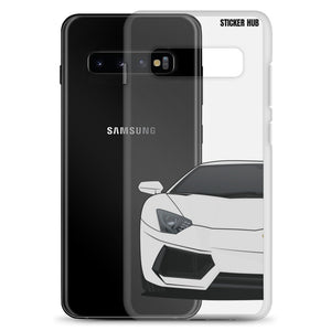 Silver Lamborghini Aventadoor - Samsung Case