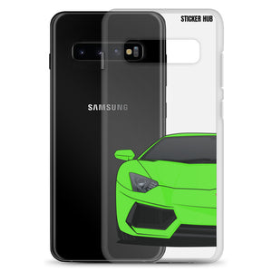 Green Lamborghini Aventadoor - Samsung Case