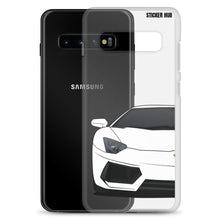 Load image into Gallery viewer, White Lamborghini Aventadoor - Samsung Case