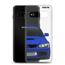 Load image into Gallery viewer, Blue Mitsubishi Evo - Samsung Case