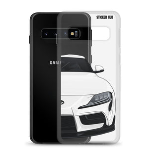 White MKV Toyota Supra - Samsung Case