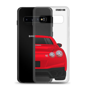 Solid Red R35 Nissan GTR - Samsung Case