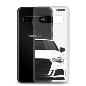 White B9 Audi S3 - Samsung Case