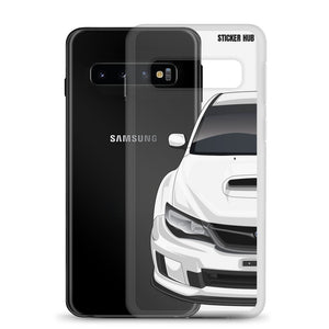 White 09-14 Subaru WRX STI - Samsung Case