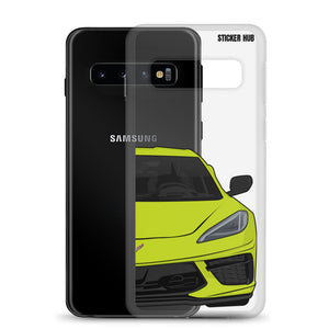 Accelerate Yellow C8 Corvette - Samsung Case