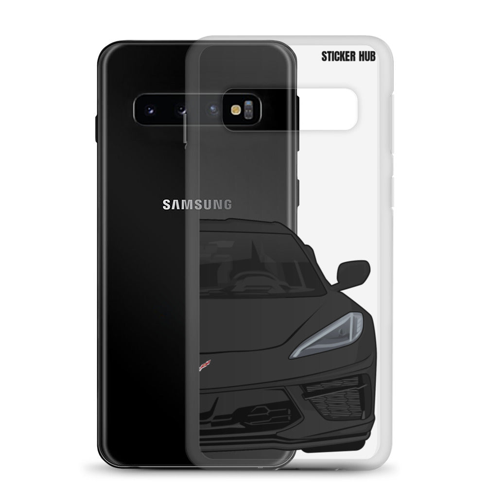 Black C8 Corvette - Samsung Case