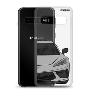 Silver C8 Corvette - Samsung Case