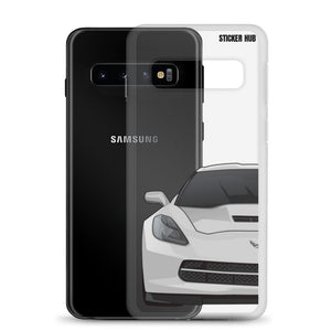 Silver C7 Corvette Stingray - Samsung Case