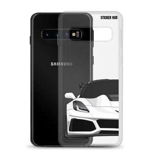 White C7 Corvette Zr1 - Samsung Case