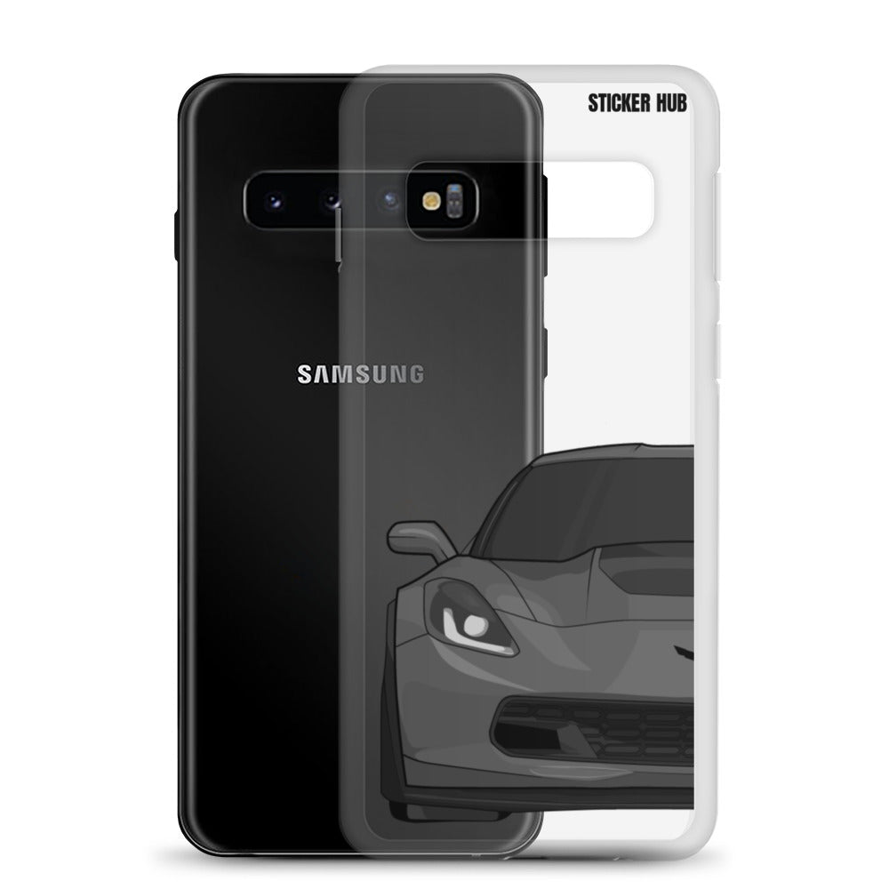 Gray C7 Corvette Z06 - Samsung Case