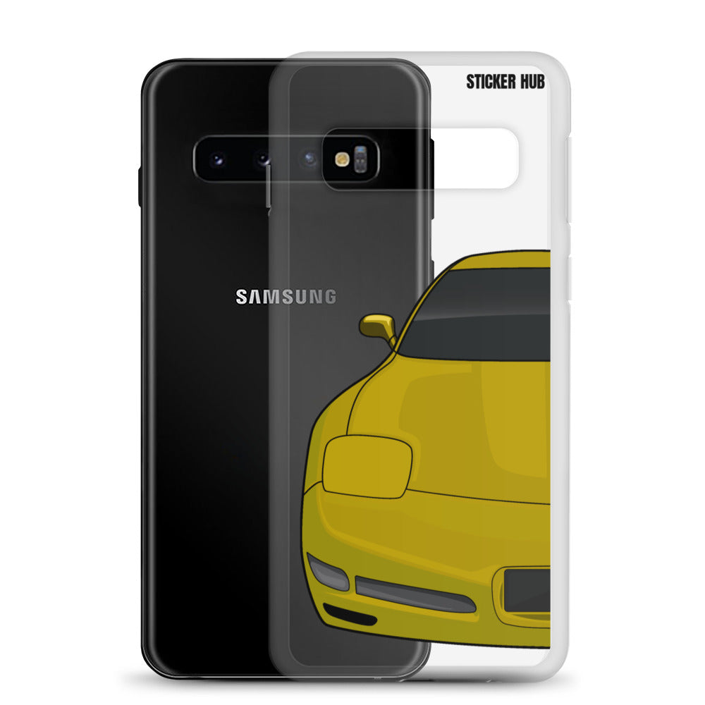 Millennium Yellow C5 Corvette Z06 - Samsung Case