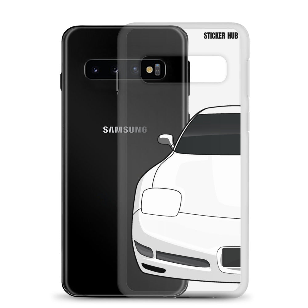 White C5 Corvette Z06 - Samsung Case