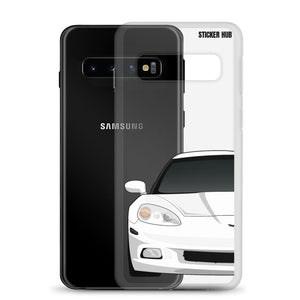 White C6 Corvette - Samsung Case